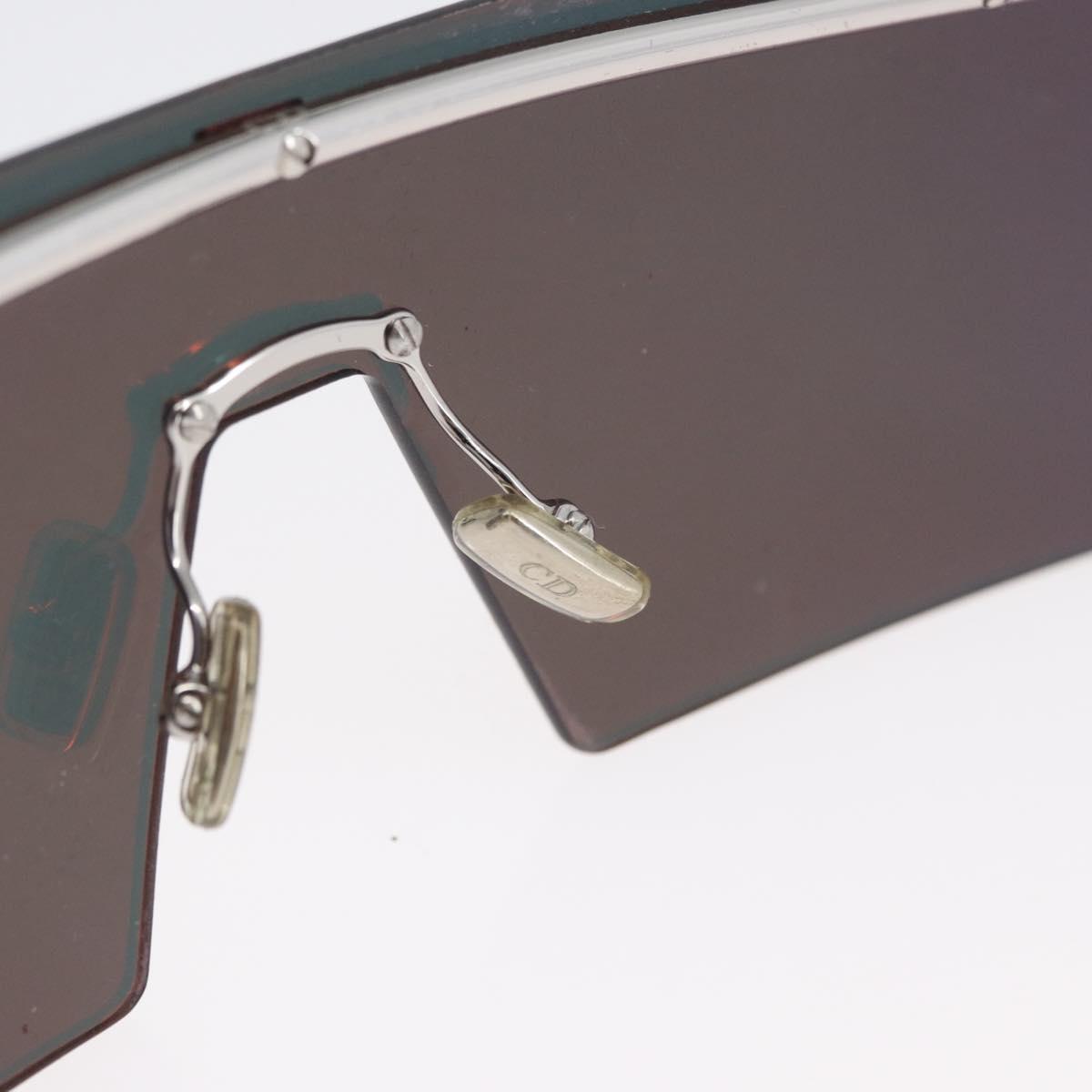 Christian Dior HARDIOR Sunglasses metal Orange Black Auth BA11301