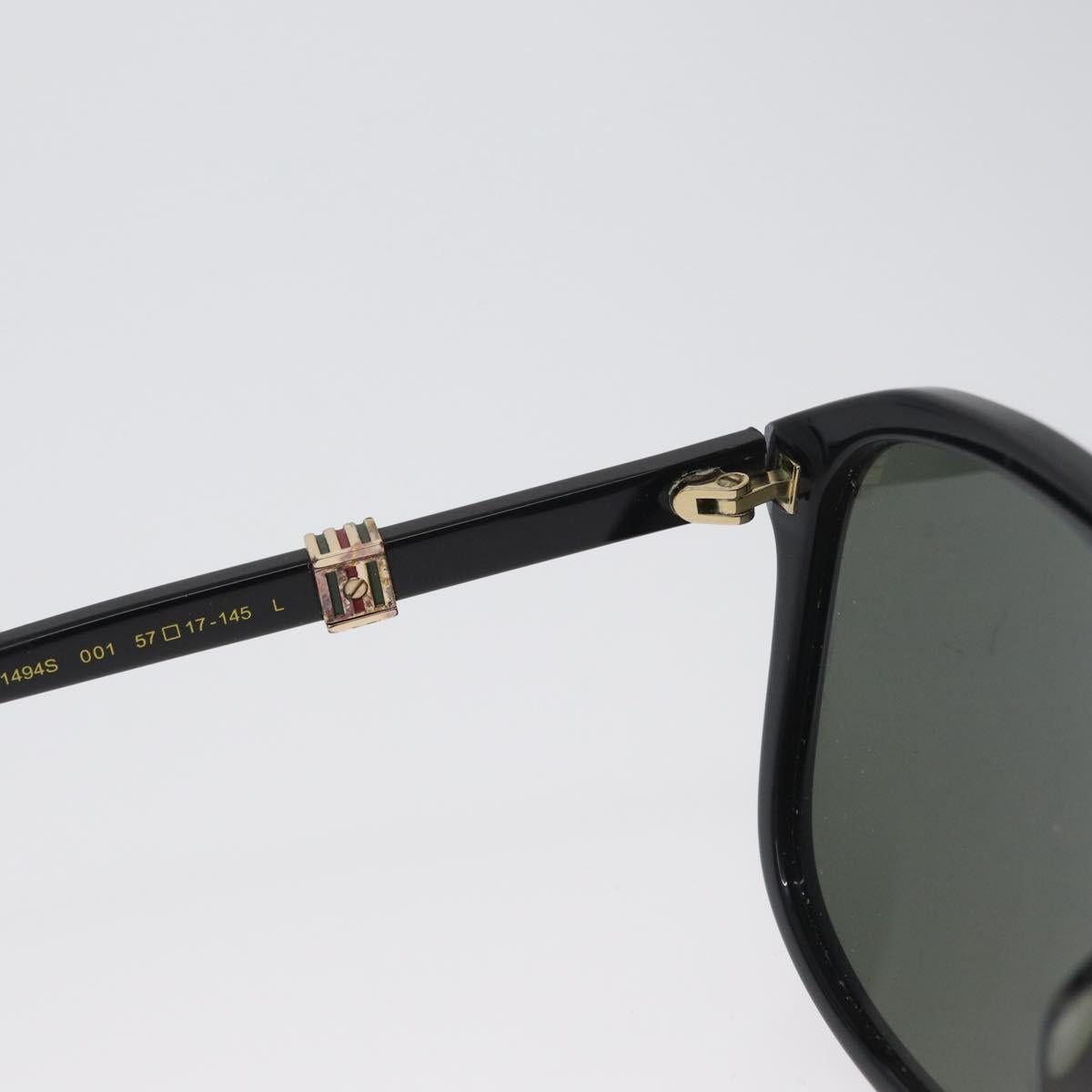 GUCCI Sunglasses plastic Black GG1494S Auth BA11305