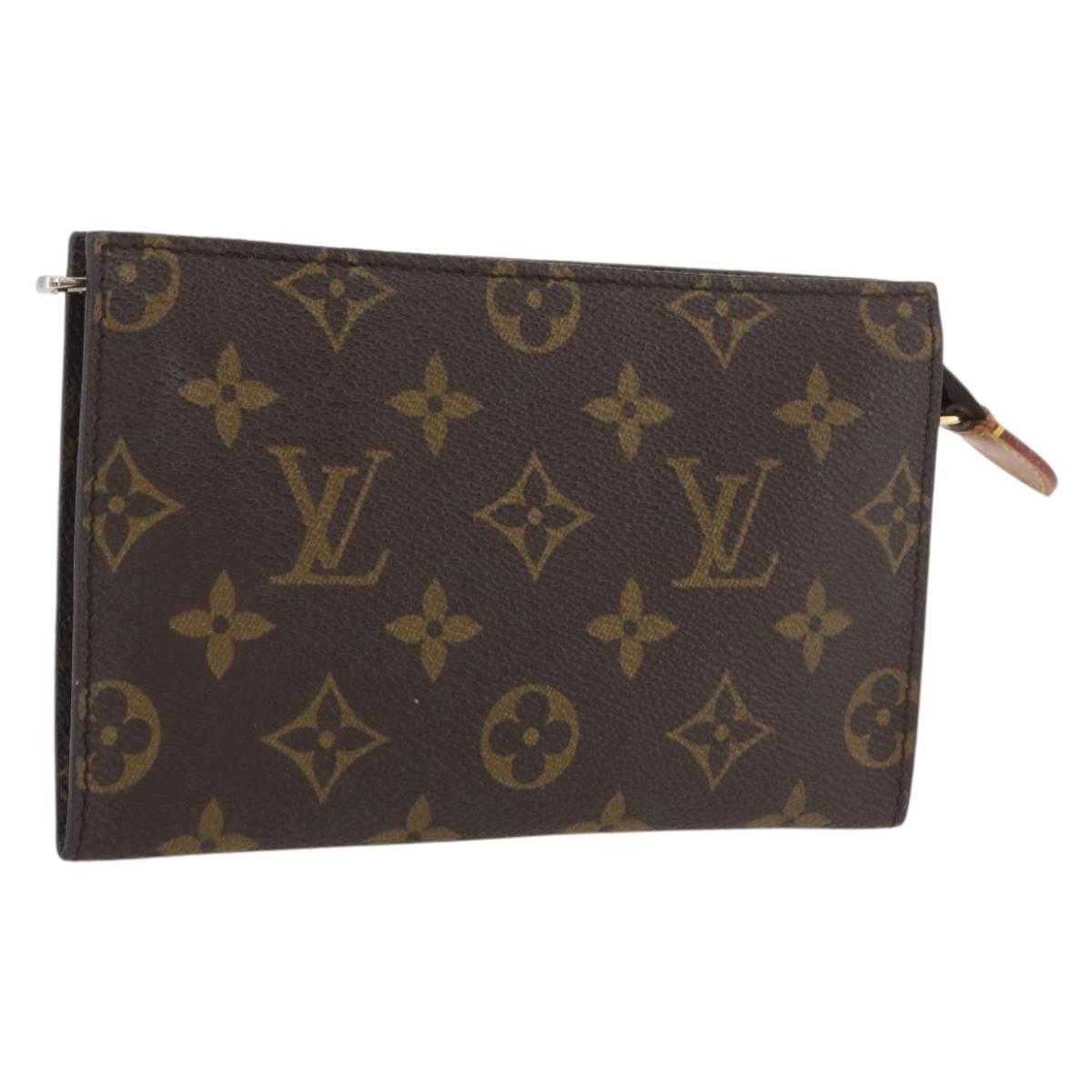 LOUIS VUITTON Monogram Bucket PM Accessory Pouch Vintage LV Auth BA11313