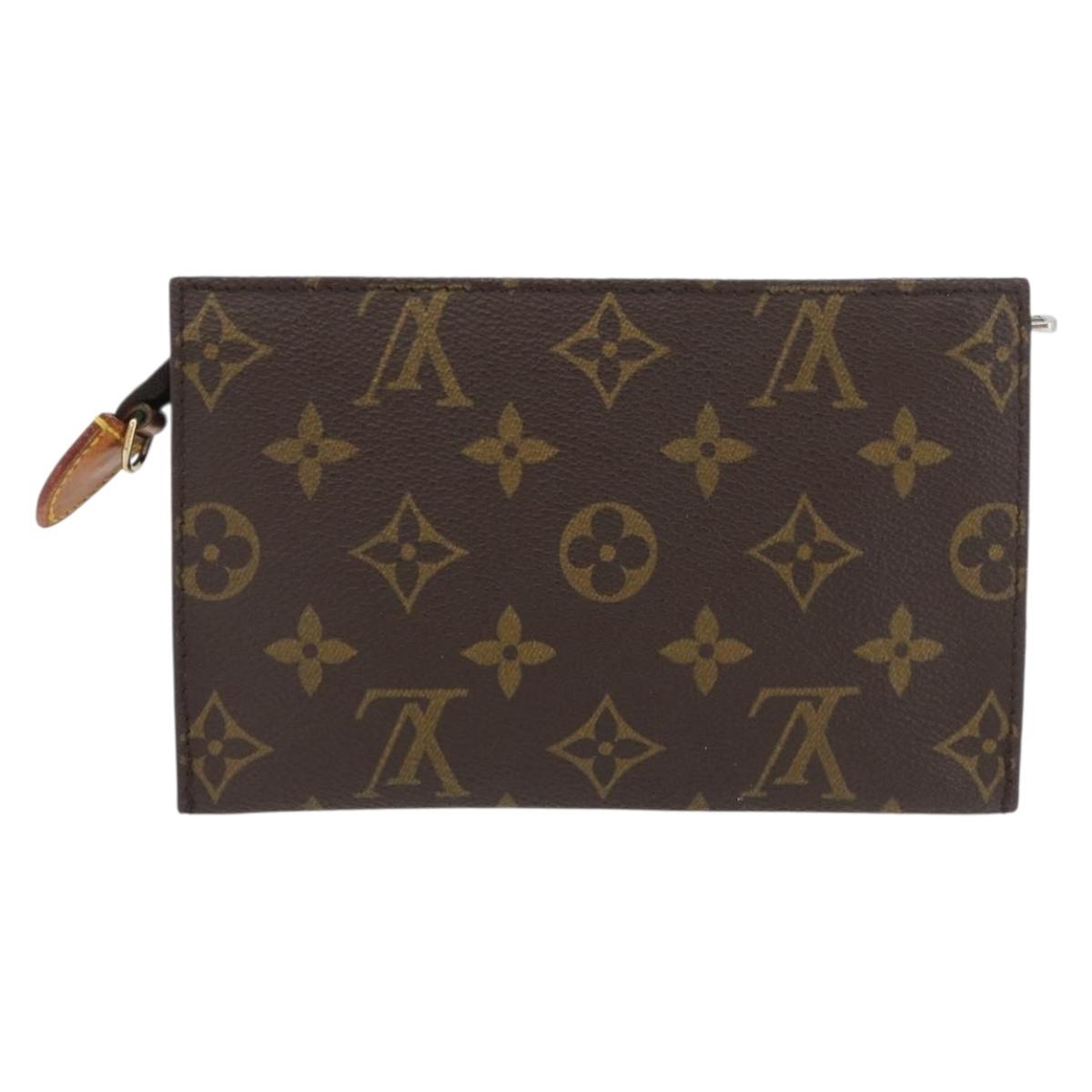 LOUIS VUITTON Monogram Bucket PM Accessory Pouch Vintage LV Auth BA11313
