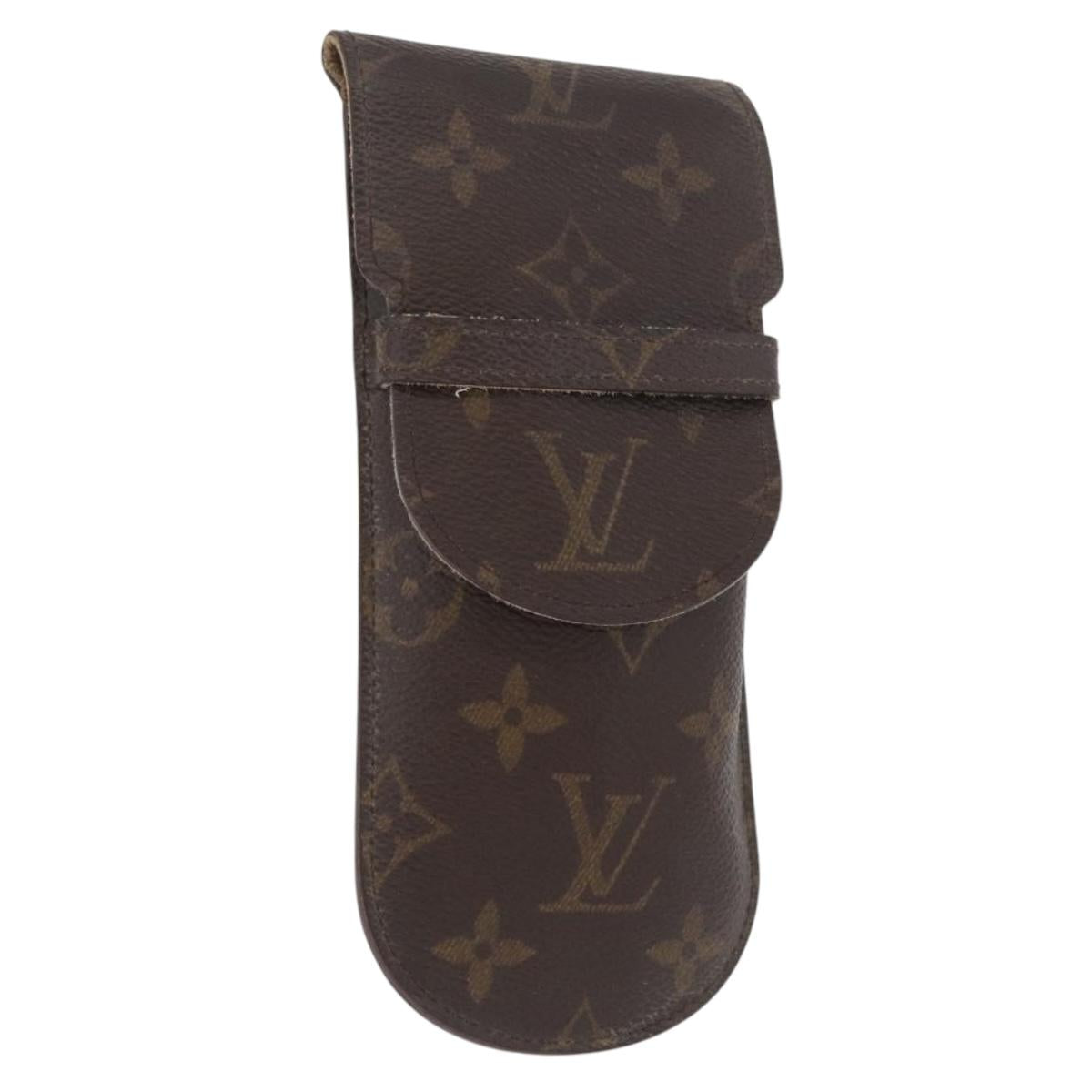 LOUIS VUITTON Monogram Etui Lunette Rabat Glasses Case M62970 LV Auth BA11316