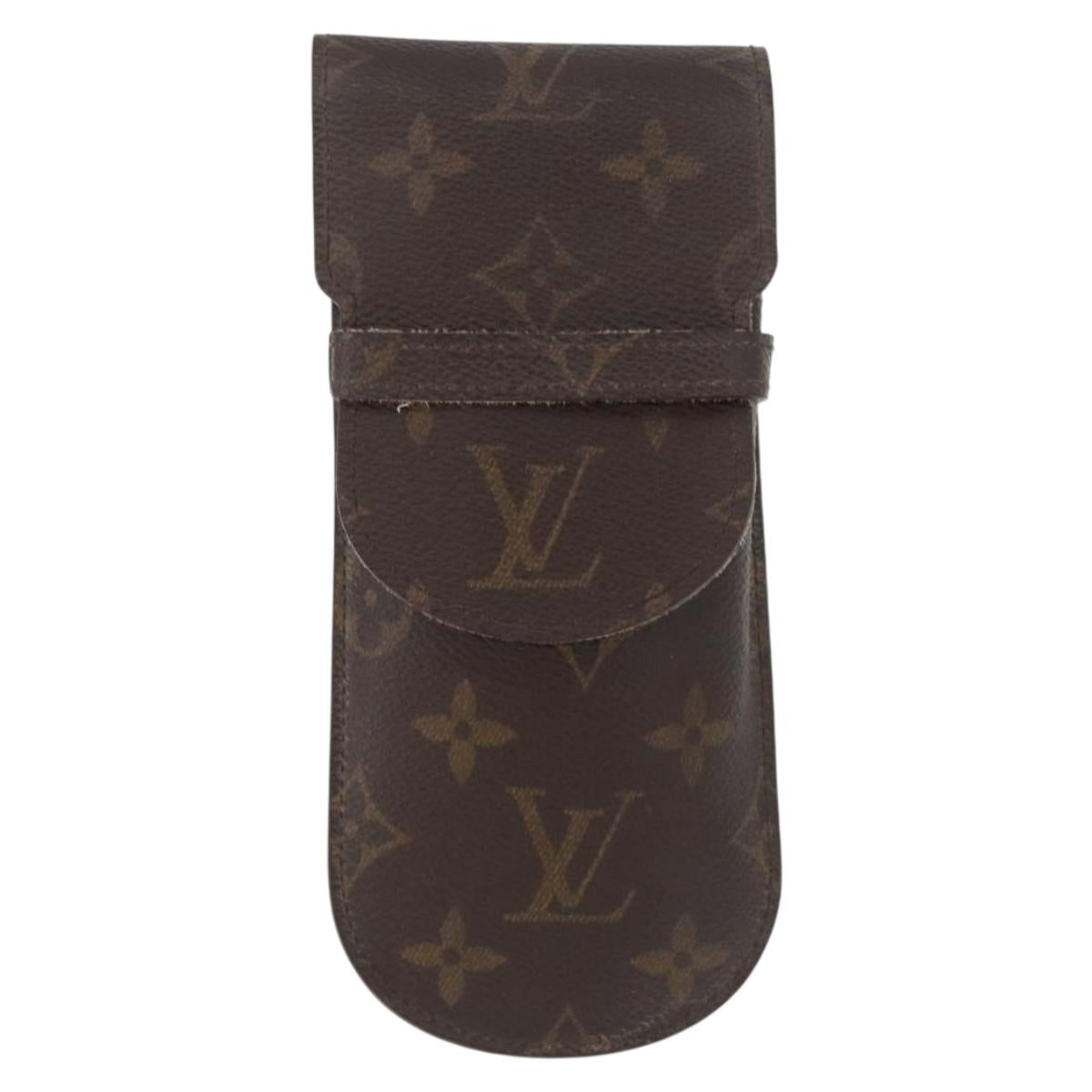 LOUIS VUITTON Monogram Etui Lunette Rabat Glasses Case M62970 LV Auth BA11316