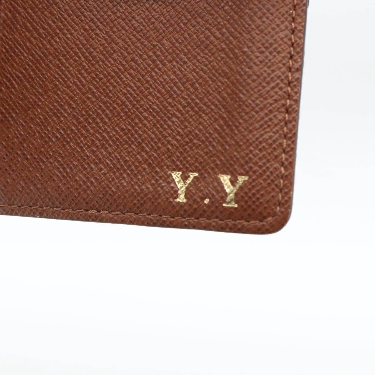 LOUIS VUITTON Monogram Agenda PM Day Planner Cover R20005 LV Auth BA11318