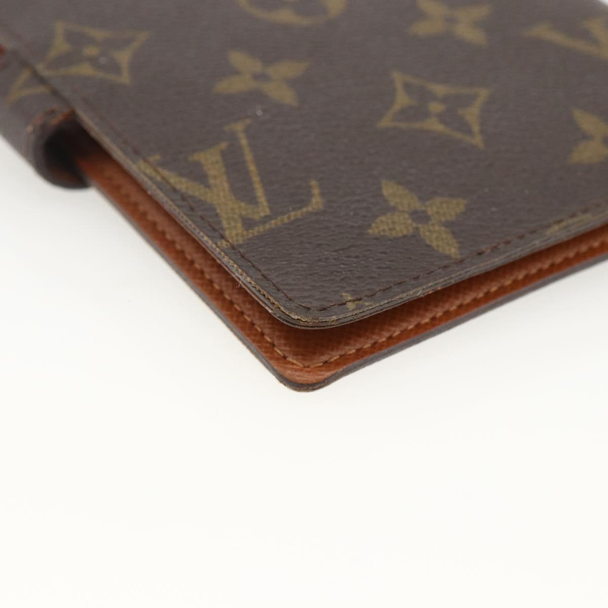 LOUIS VUITTON Monogram Trunk Label Agenda PM R21067 LV Auth BA11321