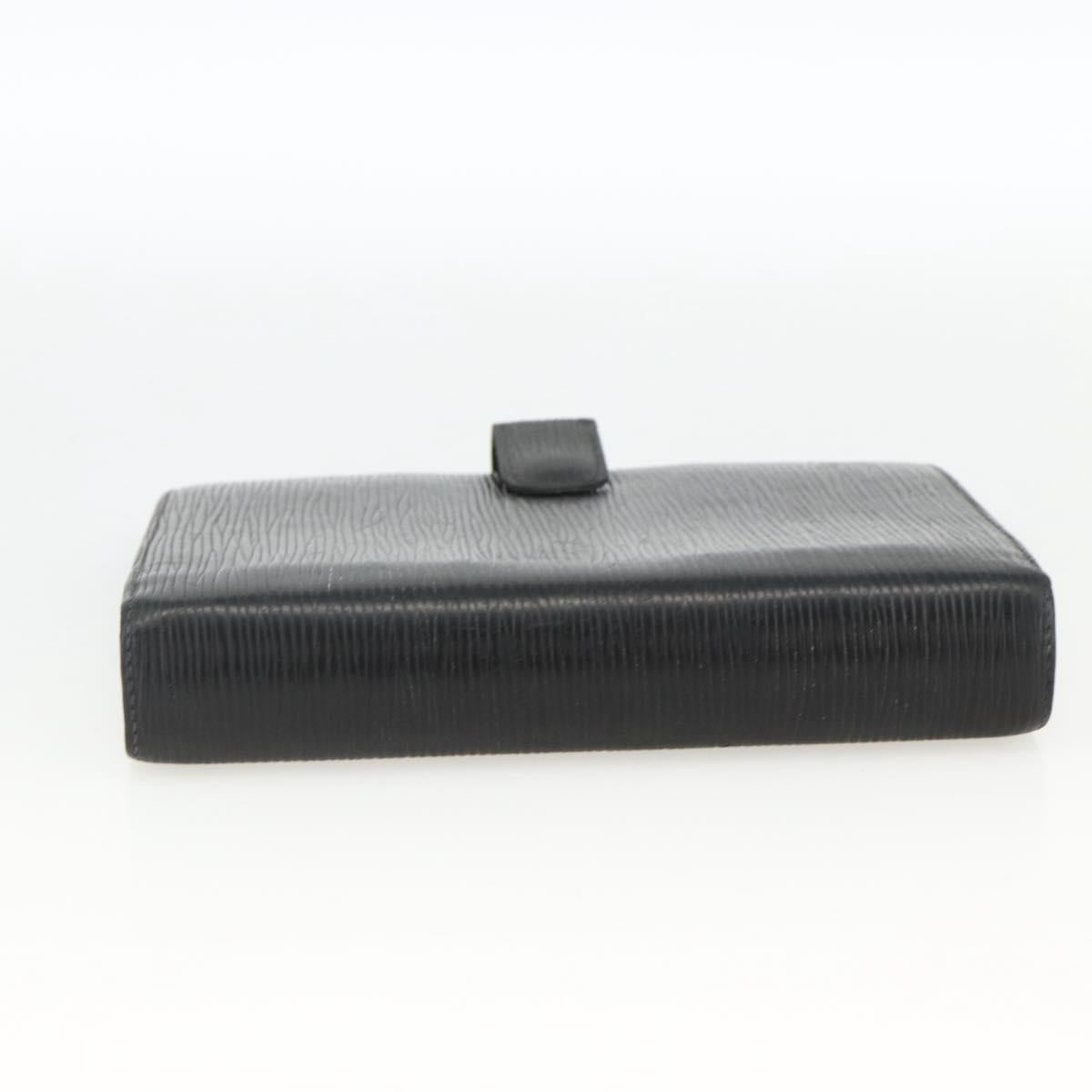 LOUIS VUITTON Epi Agenda MM Day Planner Cover Black R20042 LV Auth BA11325