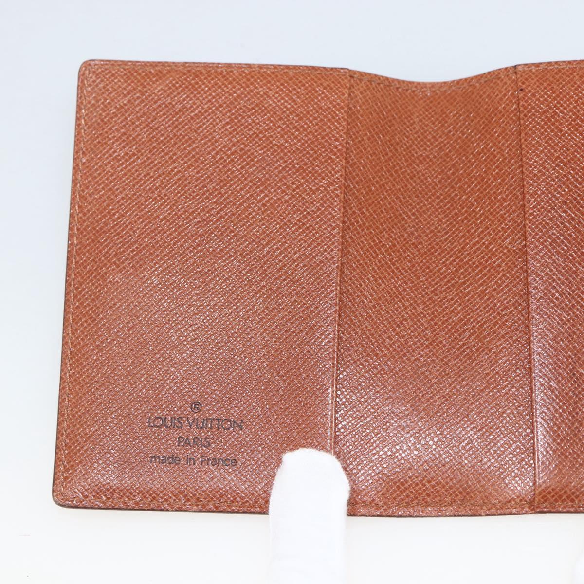 LOUIS VUITTON Epi Agenda Mini Day Planner Cover Brown LV Auth BA11330