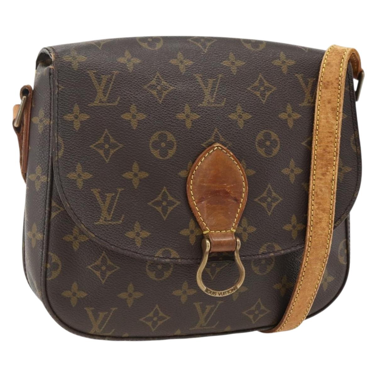 LOUIS VUITTON Monogram Saint Cloud GM Shoulder Bag M51242 LV Auth BA11343