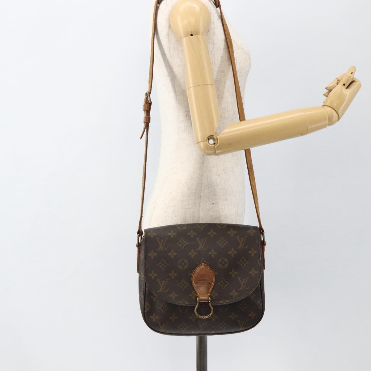 LOUIS VUITTON Monogram Saint Cloud GM Shoulder Bag M51242 LV Auth BA11343