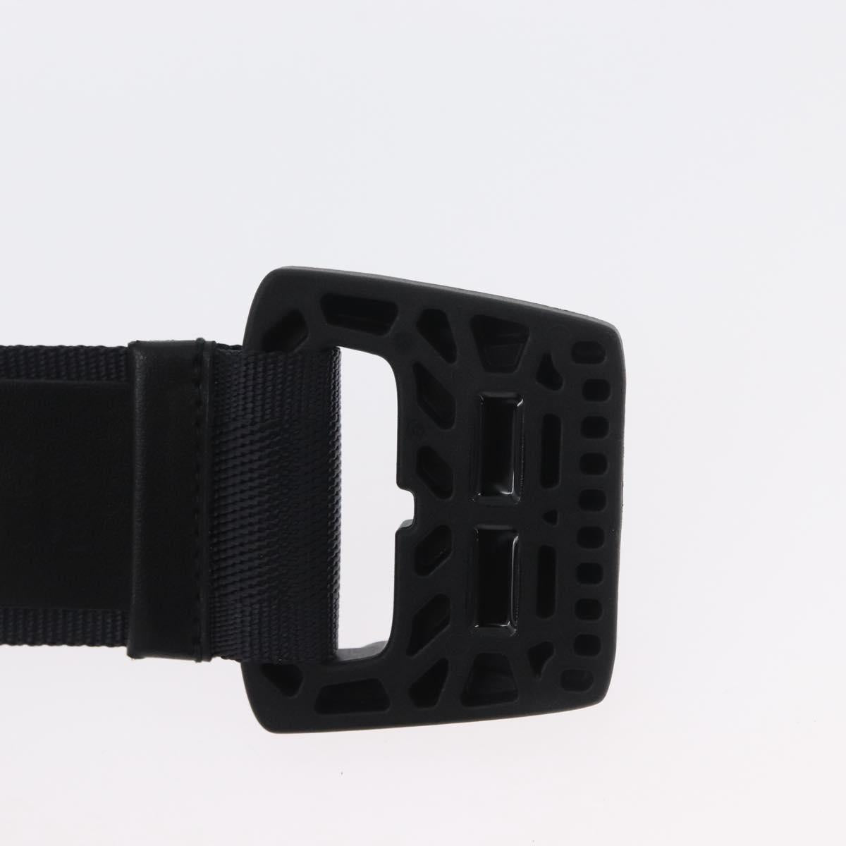 GUCCI Belt Nylon Black 778889 Auth BA11346V