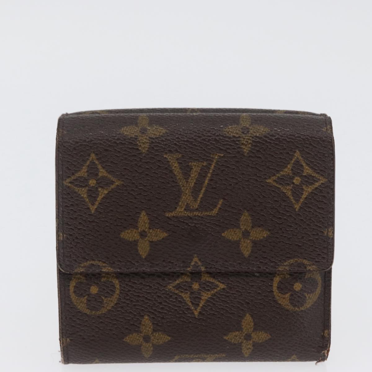 LOUIS VUITTON Monogram Wallet 2 Set LV Auth BA11350