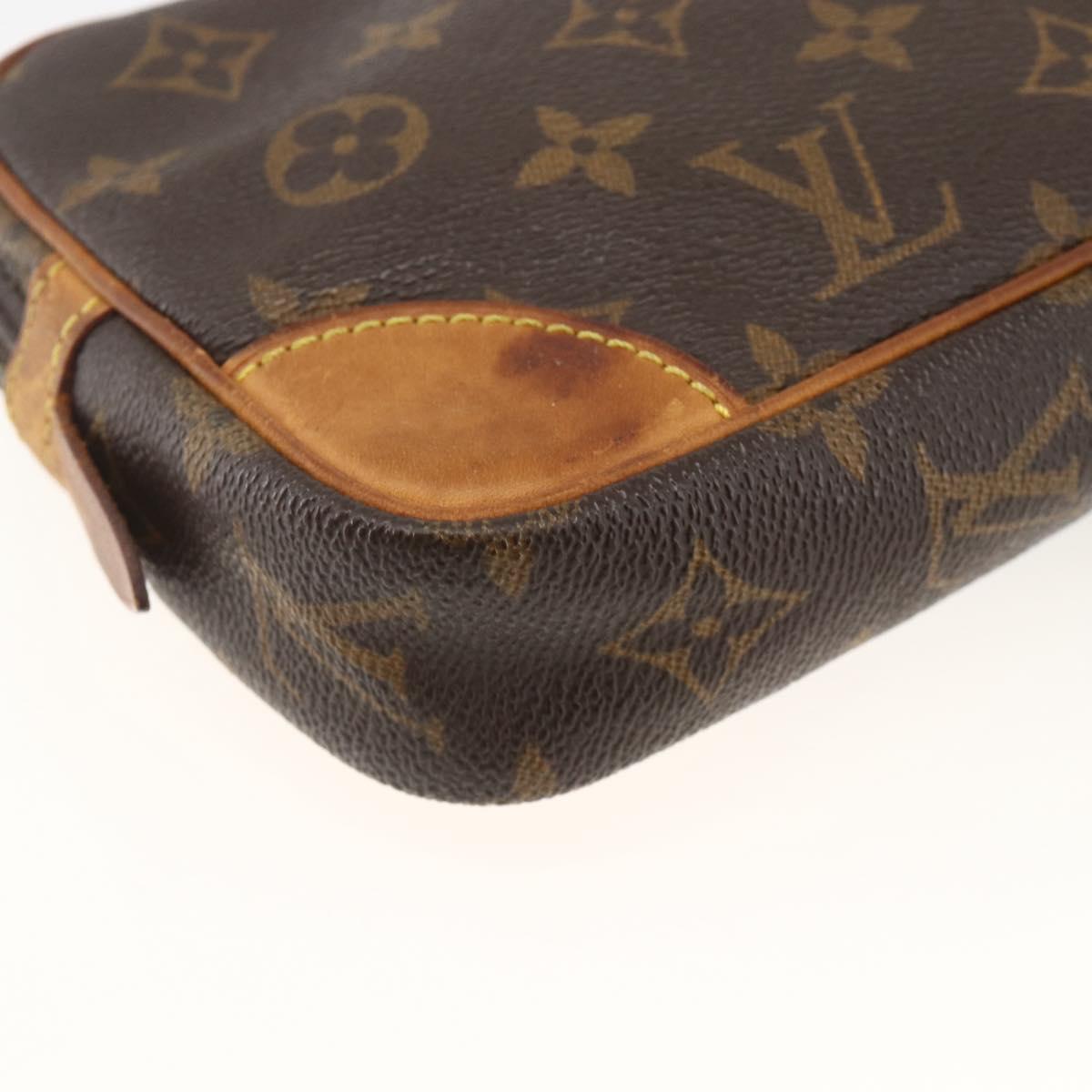 LOUIS VUITTON Monogram Marly Dragonne PM Clutch Bag M51827 LV Auth BA11355