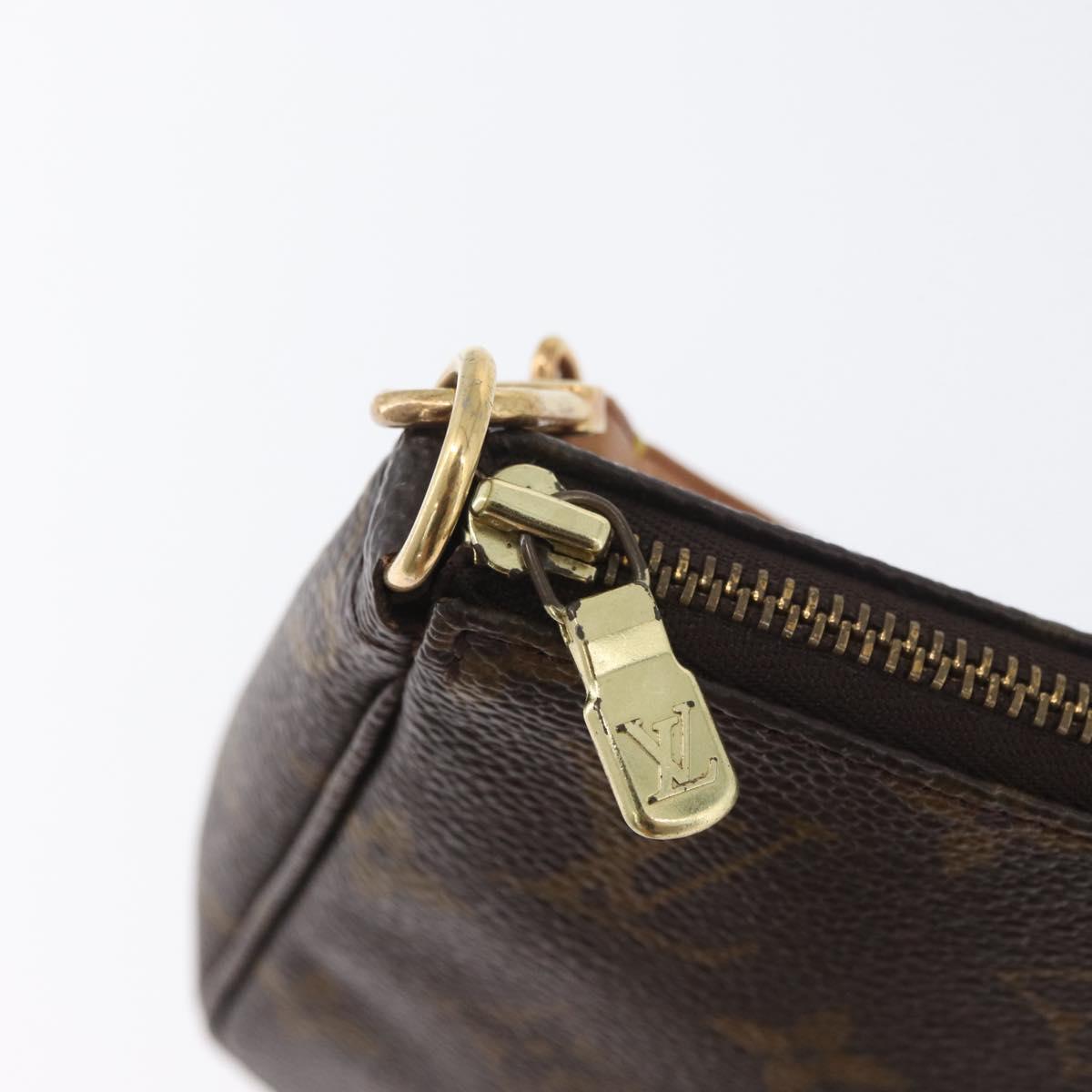 LOUIS VUITTON Monogram Pochette Accessoires Pouch M51980 LV Auth BA11365