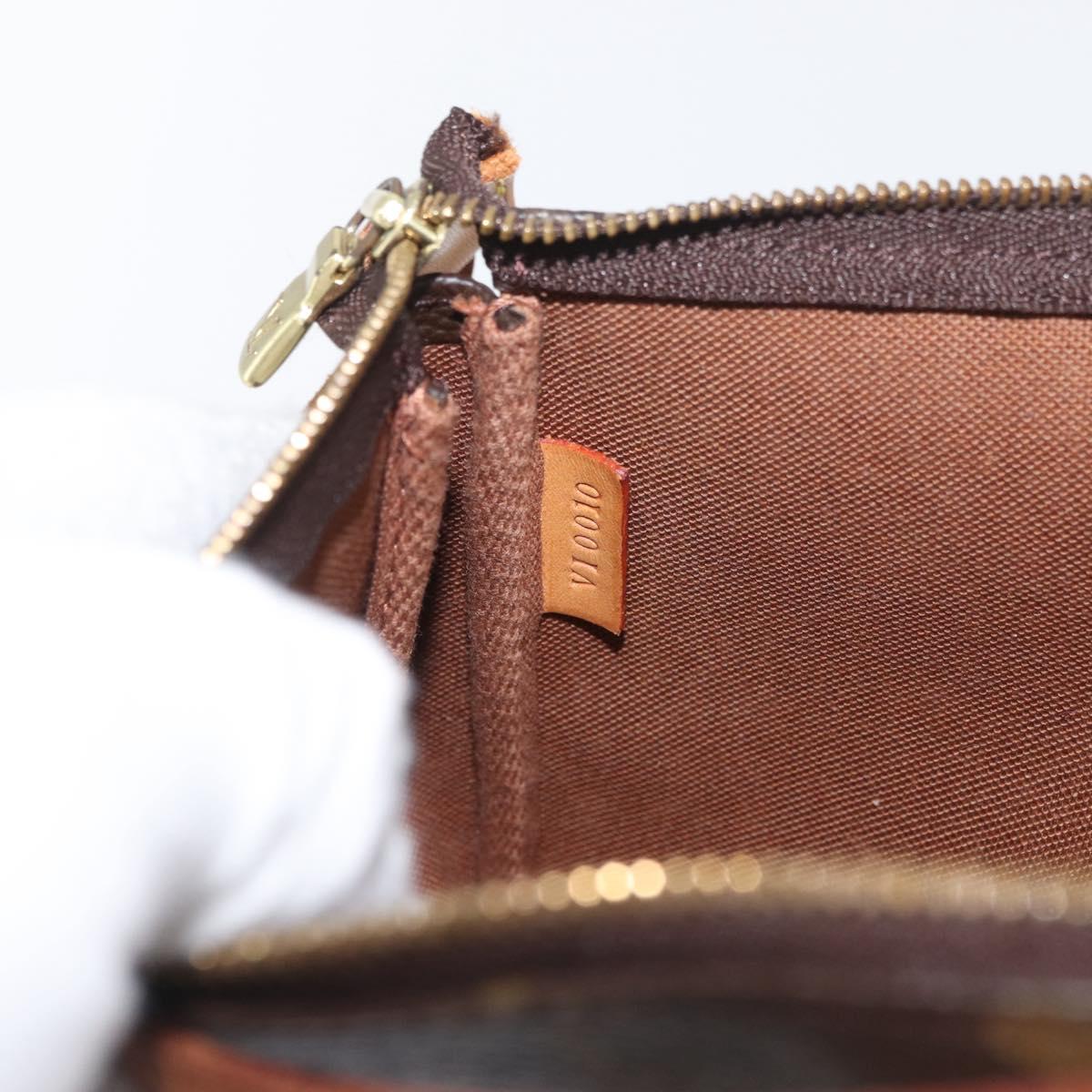 LOUIS VUITTON Monogram Pochette Accessoires Pouch M51980 LV Auth BA11365