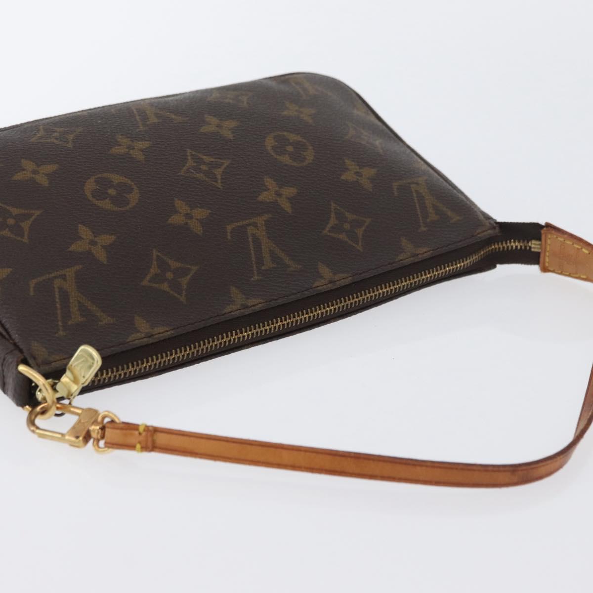 LOUIS VUITTON Monogram Pochette Accessoires Pouch M51980 LV Auth BA11365