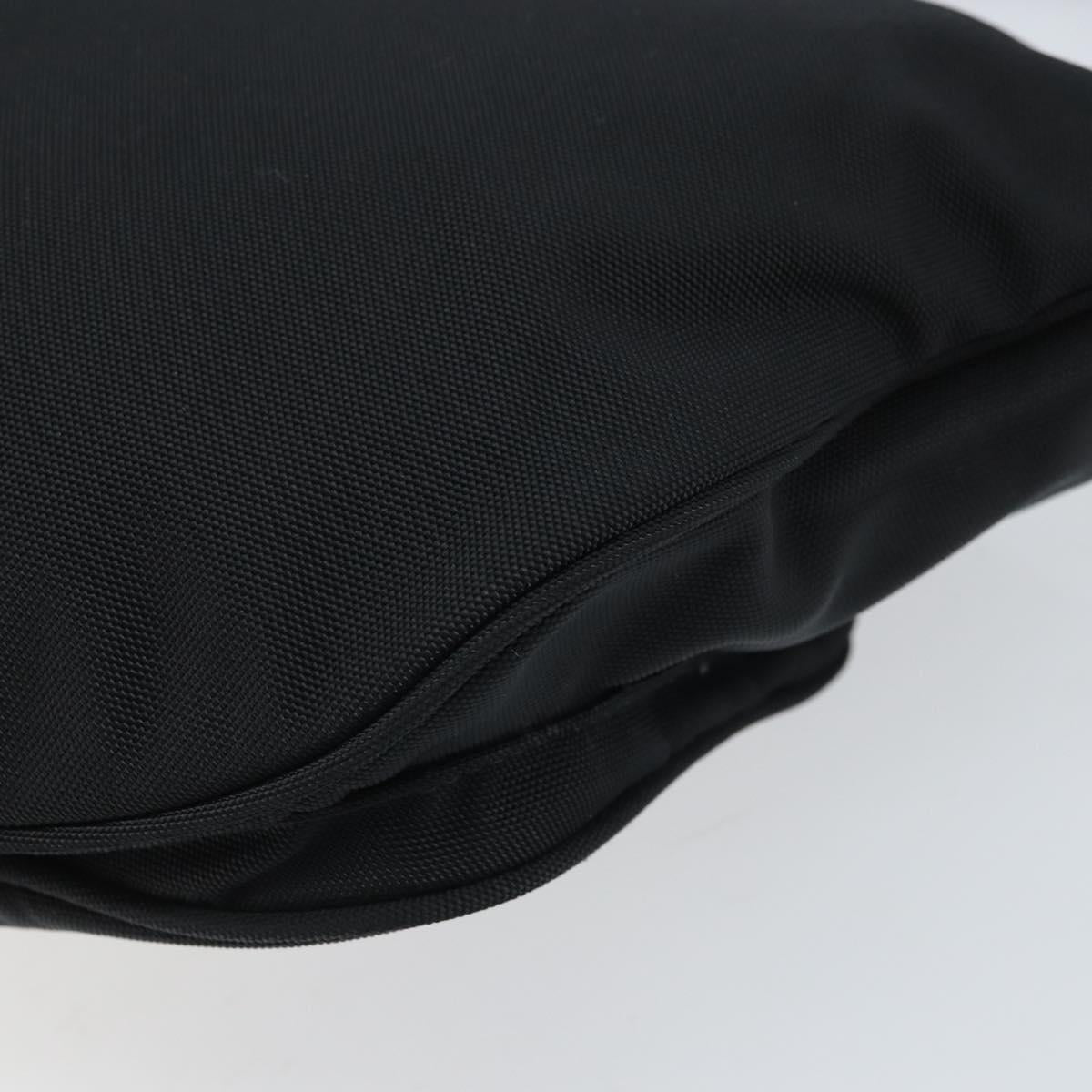 BALENCIAGA Body Bag Nylon Black 482389 Auth BA11367