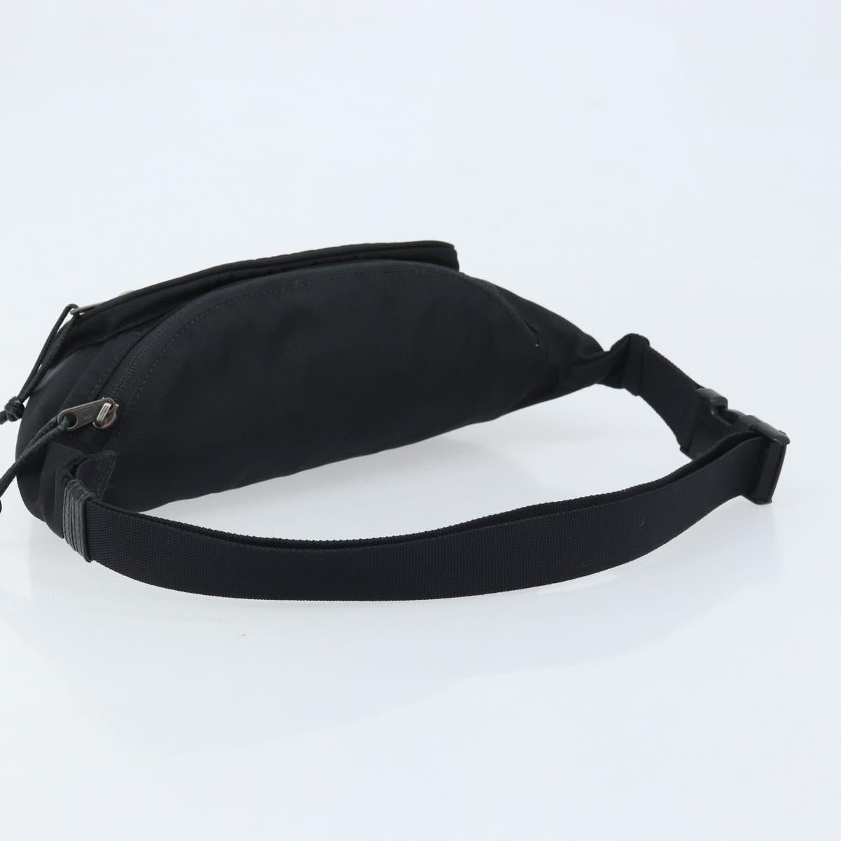 BALENCIAGA Body Bag Nylon Black 482389 Auth BA11367