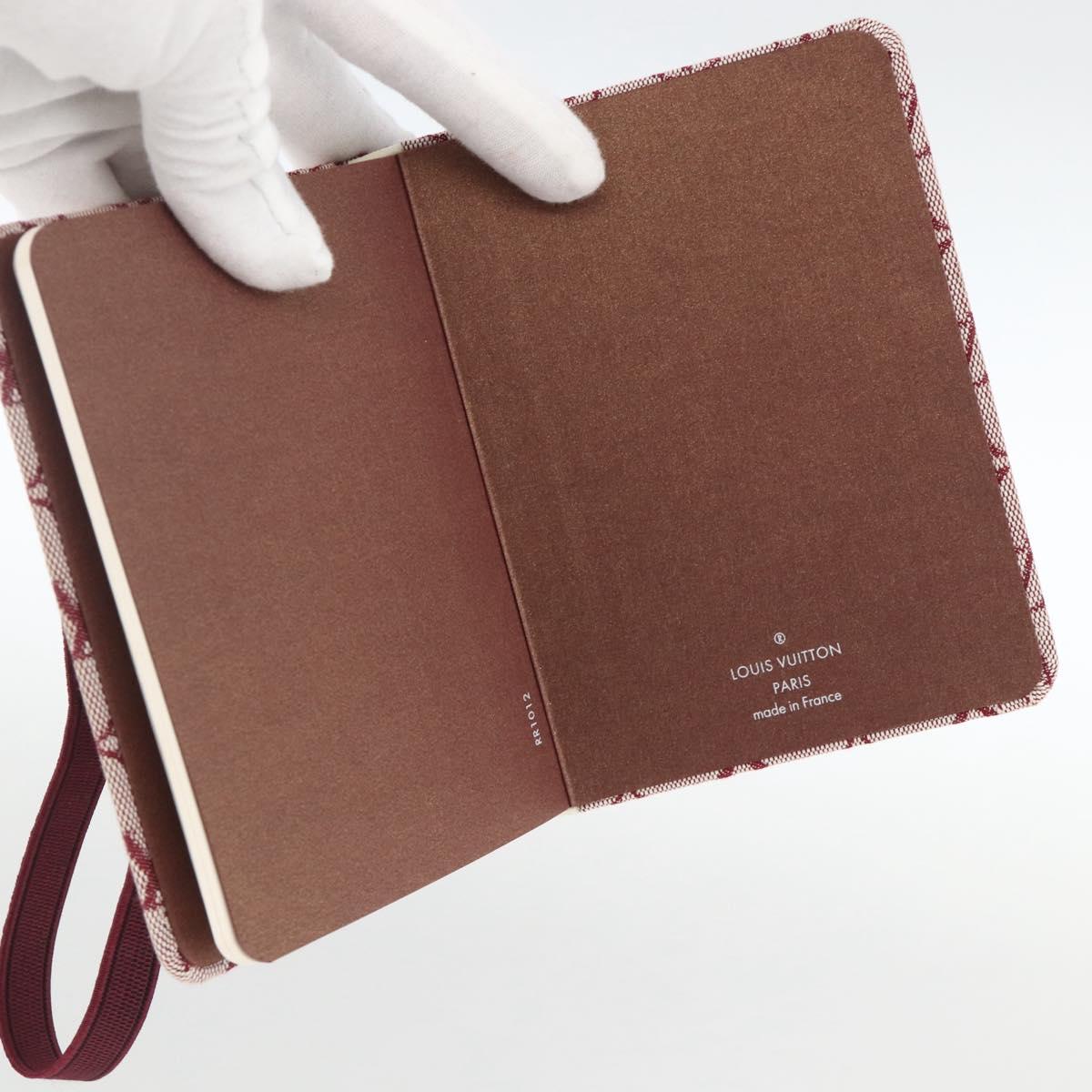 LOUIS VUITTON Monogram Mini Carnet MM Day Planner Cover Red R20834 Auth BA11370A