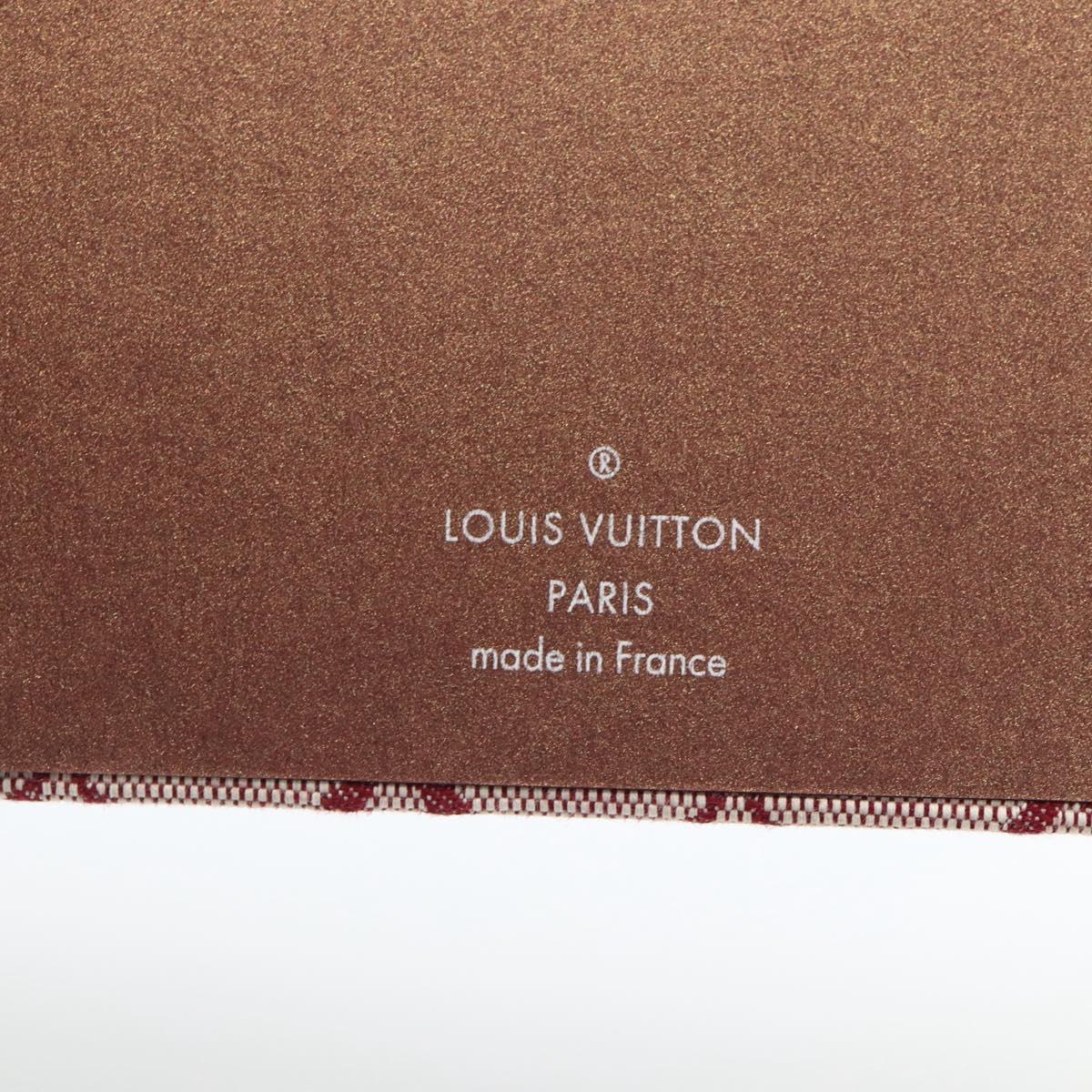 LOUIS VUITTON Monogram Mini Carnet MM Day Planner Cover Red R20834 Auth BA11370A