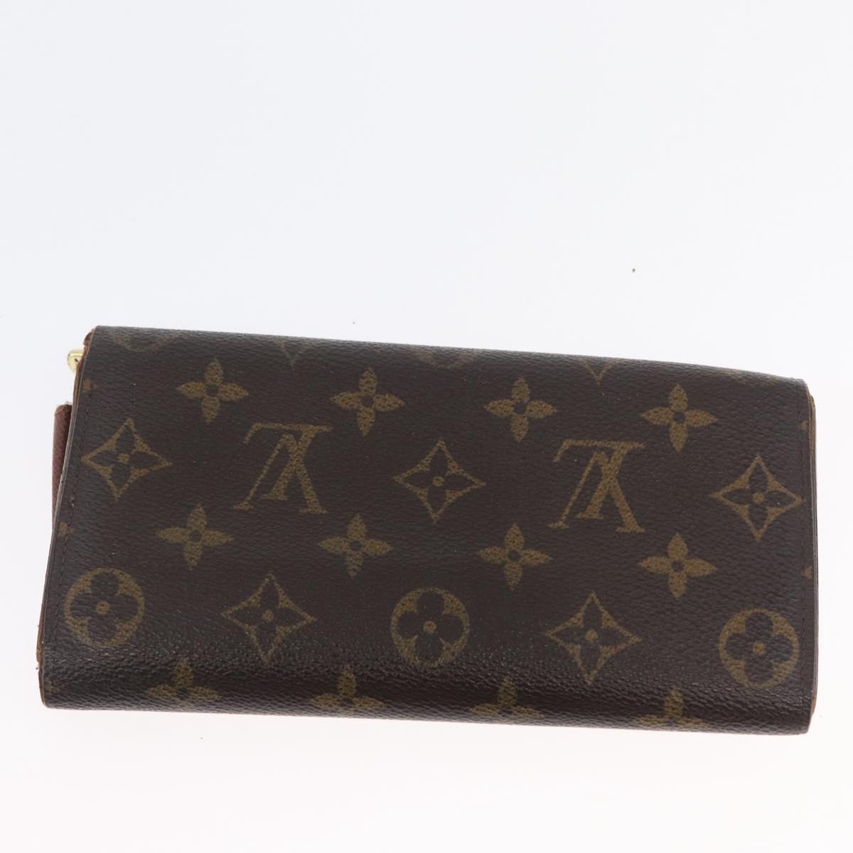 LOUIS VUITTON Monogram Wallet 2 Set LV Auth BA11389