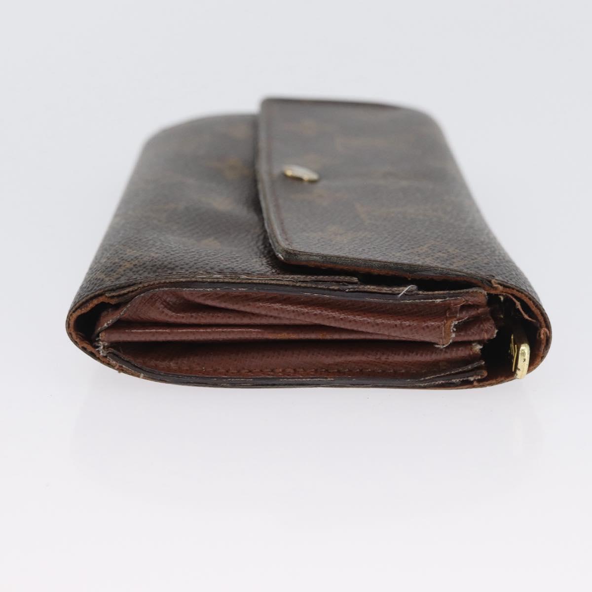 LOUIS VUITTON Monogram Wallet 2 Set LV Auth BA11389