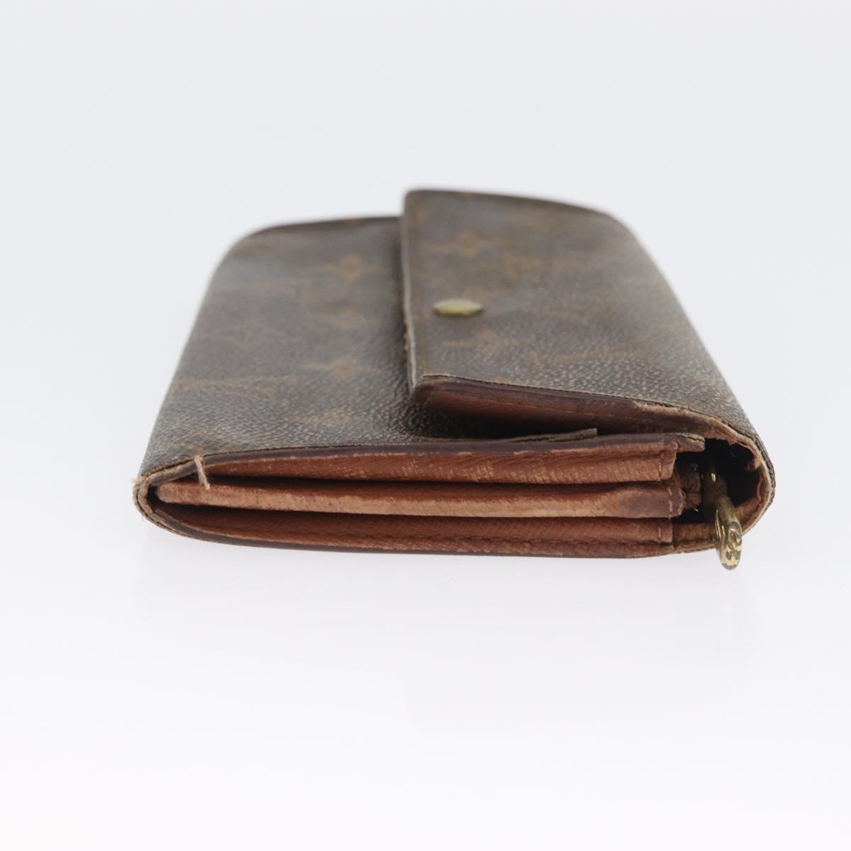 LOUIS VUITTON Monogram Wallet 2 Set LV Auth BA11389