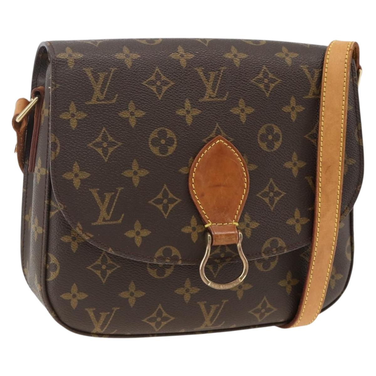 LOUIS VUITTON Monogram Saint Cloud GM Shoulder Bag M51242 LV Auth BA11407A