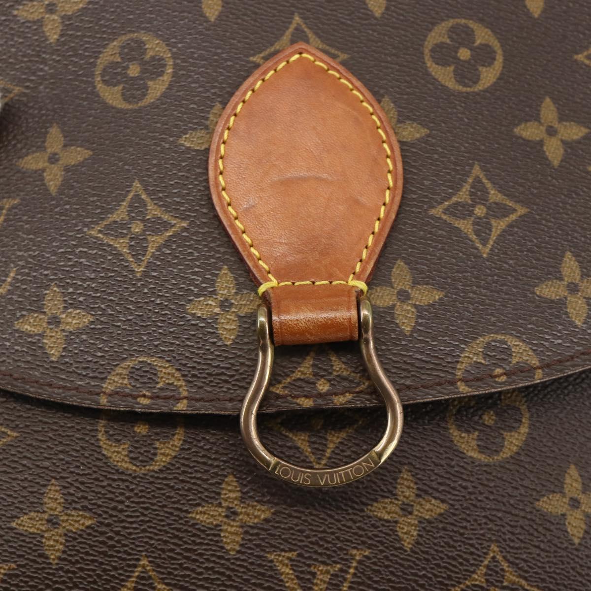 LOUIS VUITTON Monogram Saint Cloud GM Shoulder Bag M51242 LV Auth BA11407A