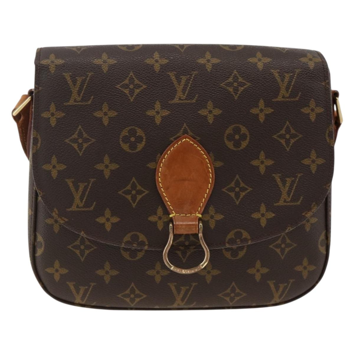 LOUIS VUITTON Monogram Saint Cloud GM Shoulder Bag M51242 LV Auth BA11407A