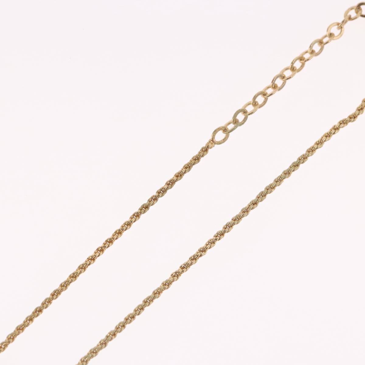 Christian Dior Necklace metal Gold Tone Auth BA11410