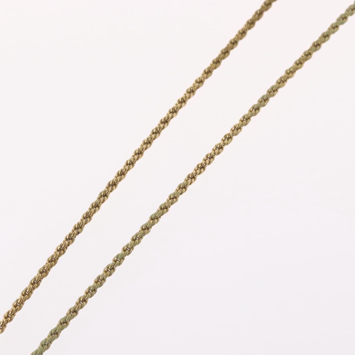 Christian Dior Necklace metal Gold Auth BA11411