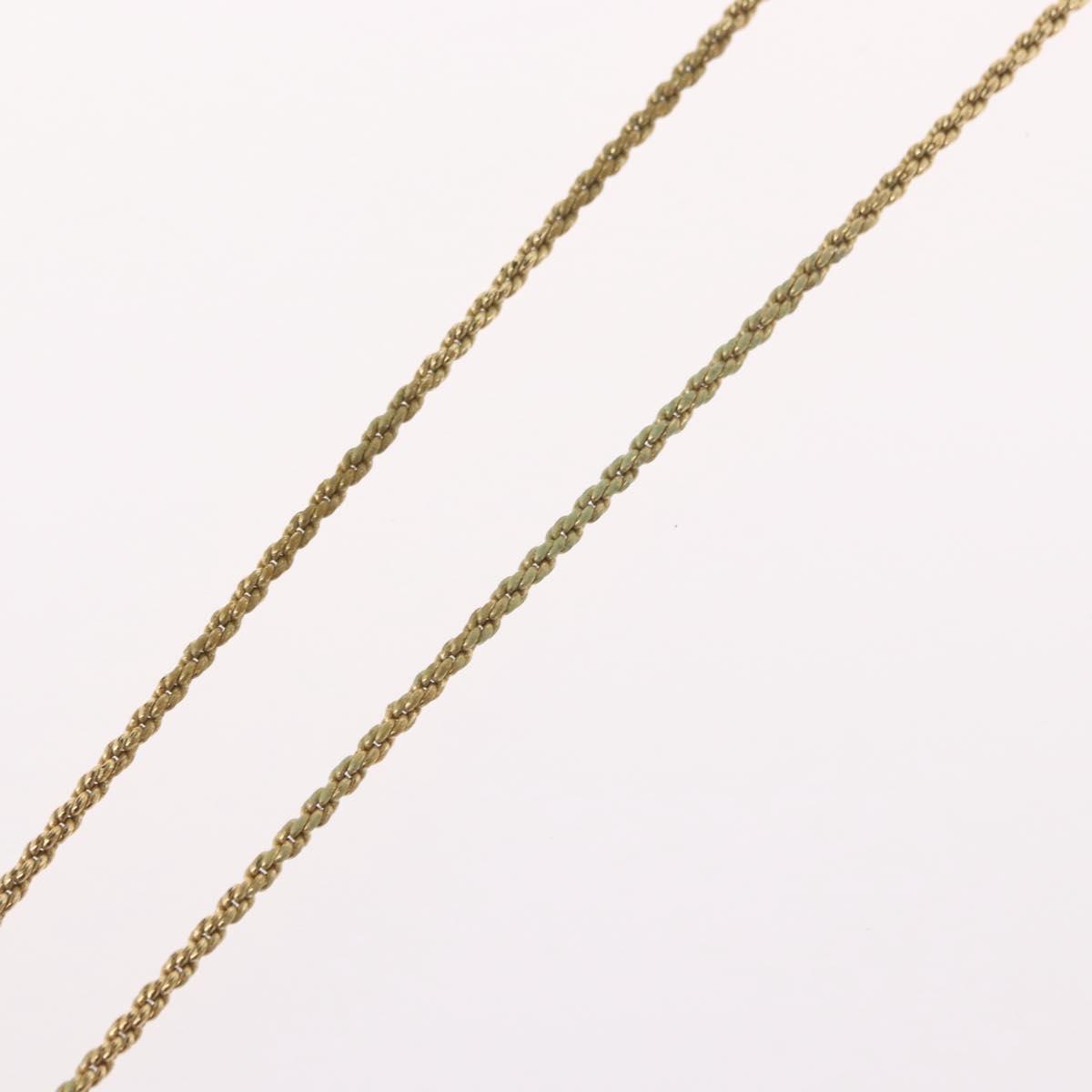 Christian Dior Necklace metal Gold Auth BA11411