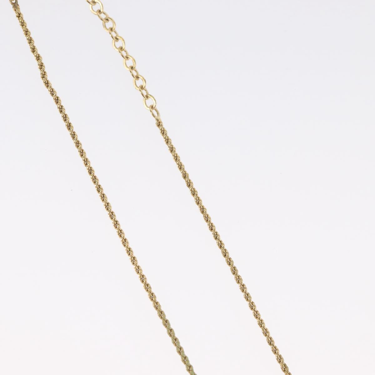 Christian Dior Necklace metal Gold Auth BA11411