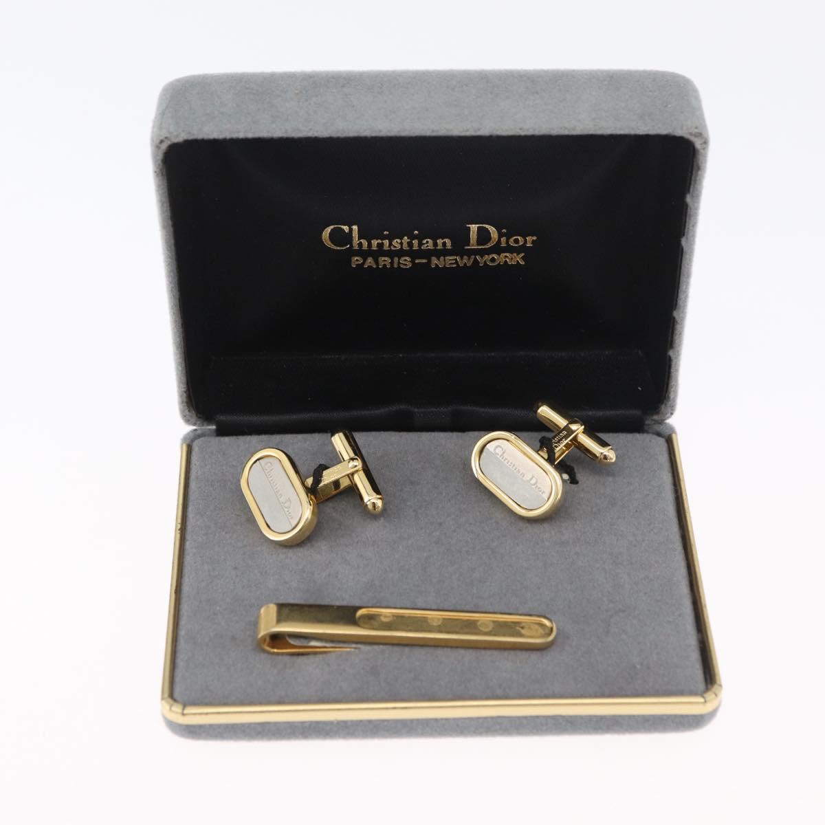 Christian Dior Cuffs metal Gold Auth BA11412