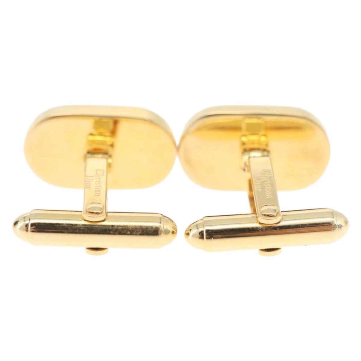 Christian Dior Cuffs metal Gold Auth BA11412