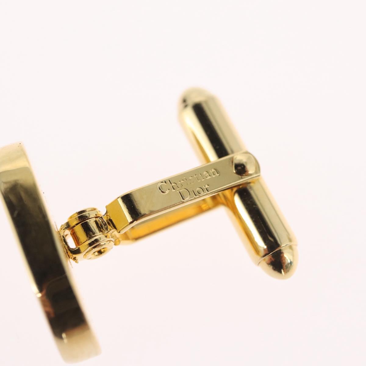 Christian Dior Cuffs metal Gold Auth BA11412