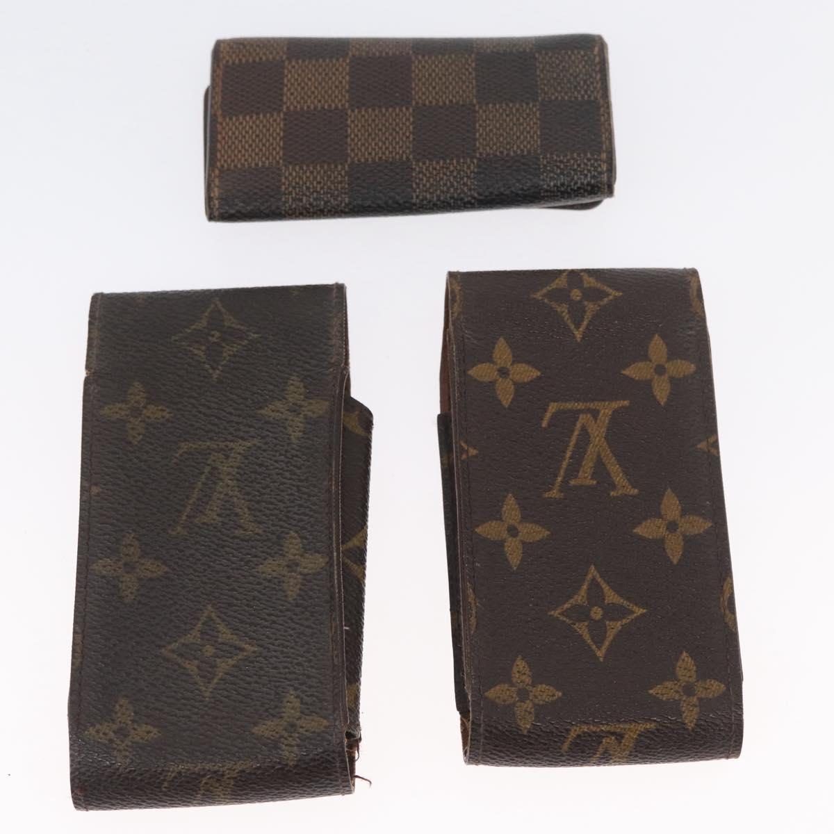 LOUIS VUITTON Monogram Wallet 6 Set LV Auth BA11417
