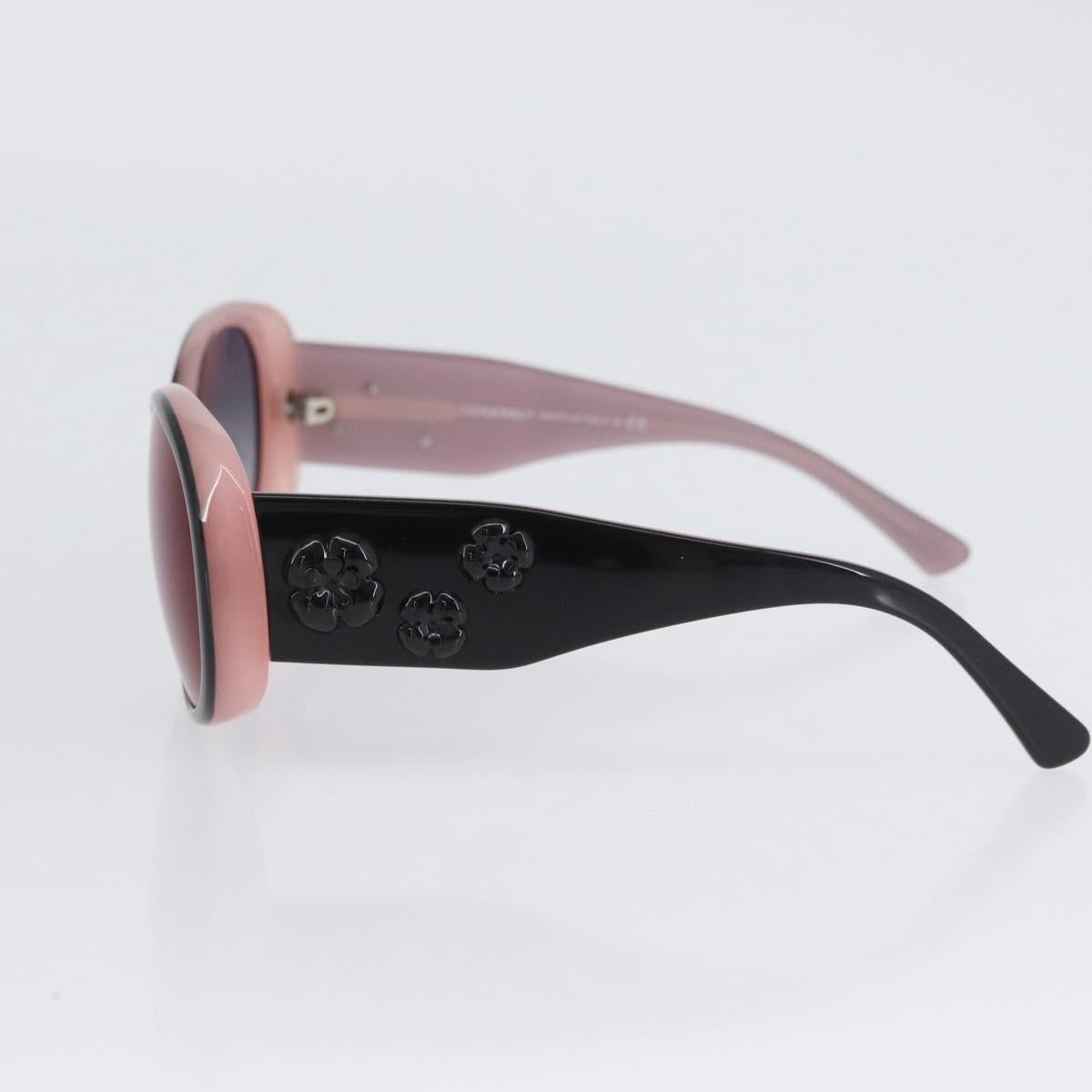 CHANEL Sunglasses plastic Pink CC Auth BA11421