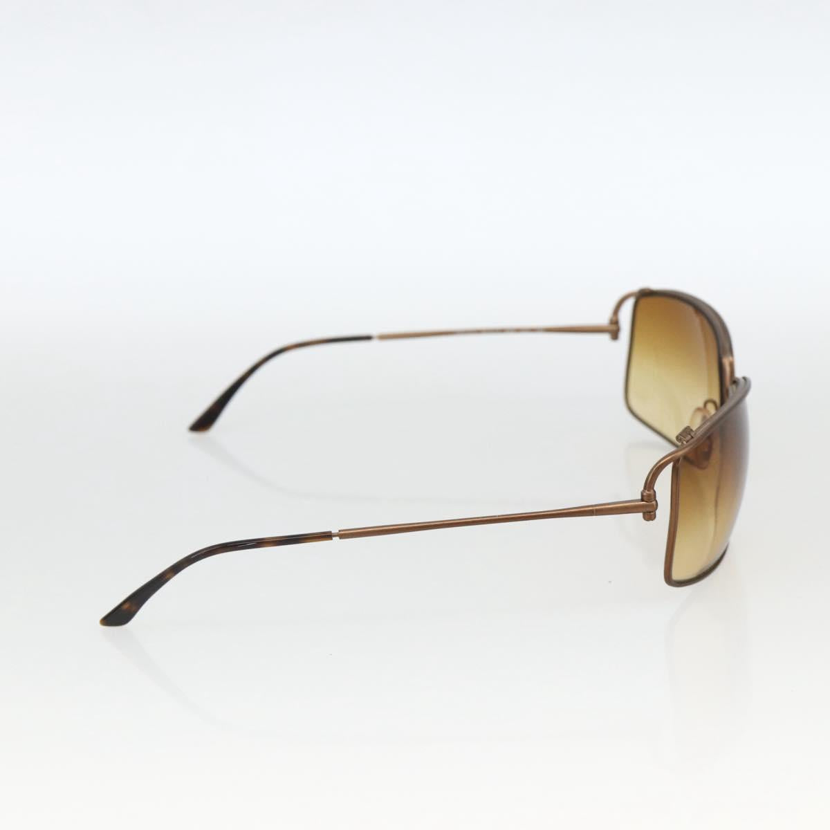 PRADA Sunglasses metal Brown Auth BA11431