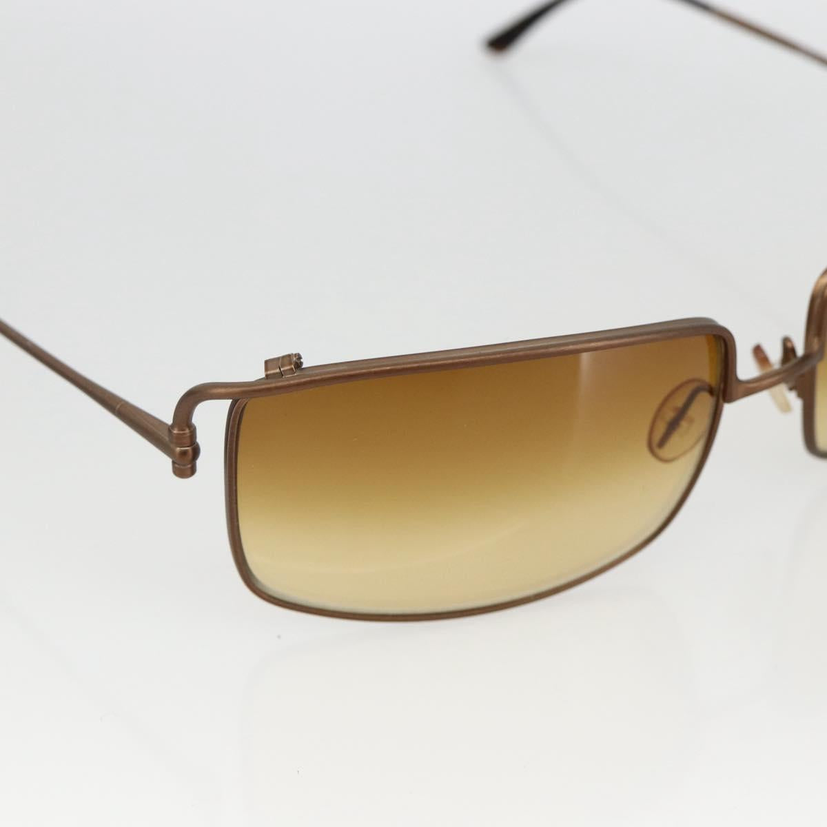 PRADA Sunglasses metal Brown Auth BA11431
