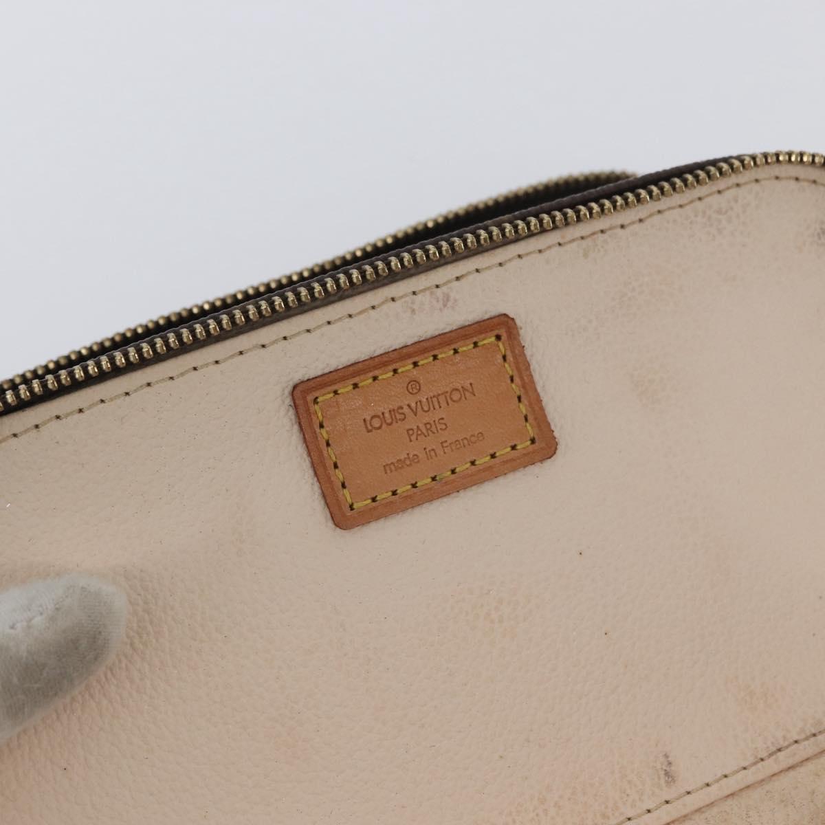 LOUIS VUITTON Monogram Trousse Brush PM Cosmetic Pouch M47510 LV Auth BA11439