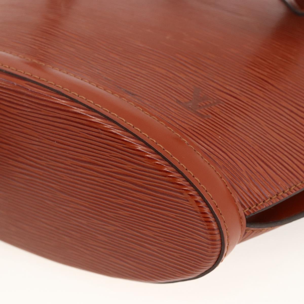 LOUIS VUITTON Epi Saint Jacques Hand Bag Brown M52263 LV Auth BA11442