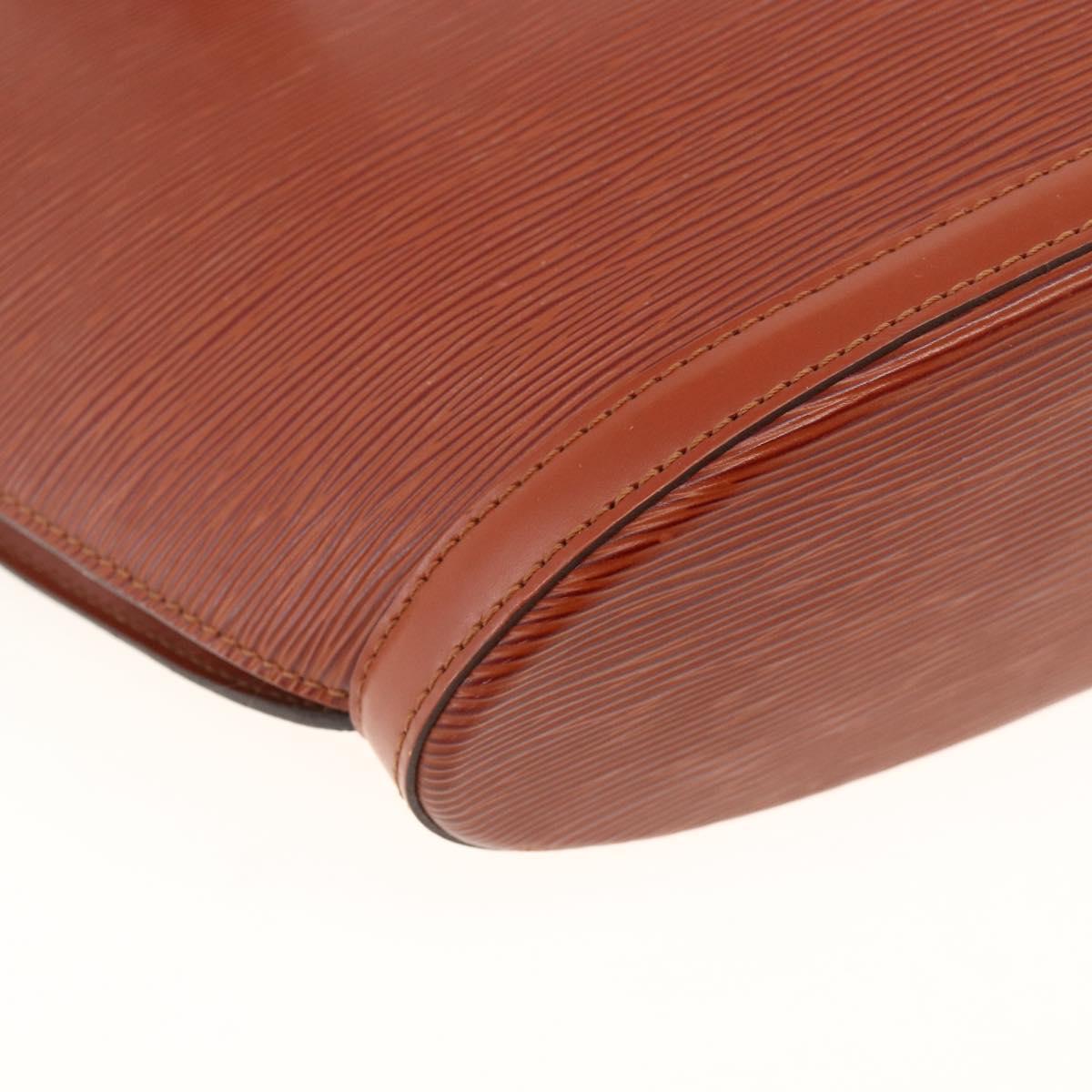 LOUIS VUITTON Epi Saint Jacques Hand Bag Brown M52263 LV Auth BA11442