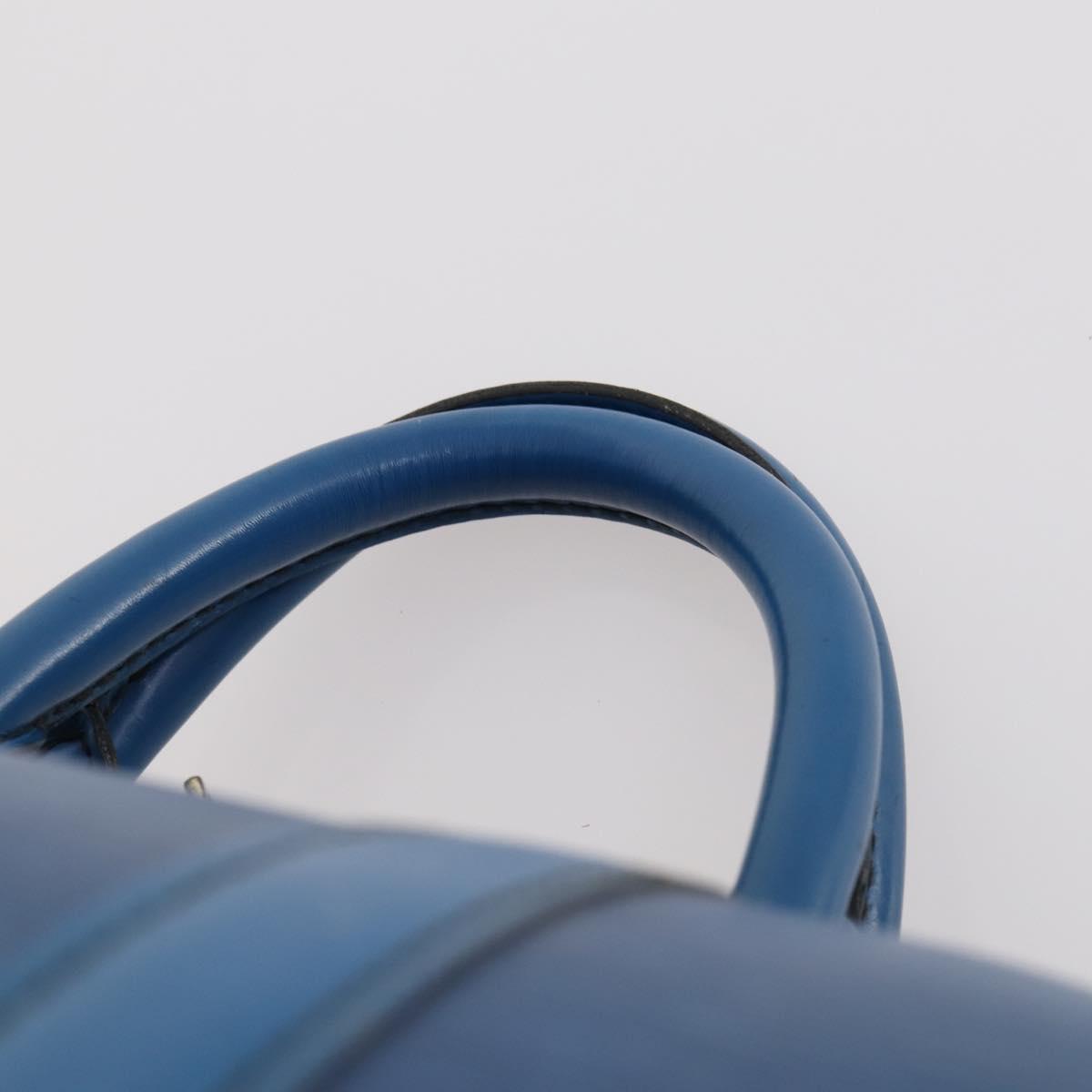 LOUIS VUITTON Epi Keepall 55 Boston Bag Toledo Blue M42955 LV Auth BA11448
