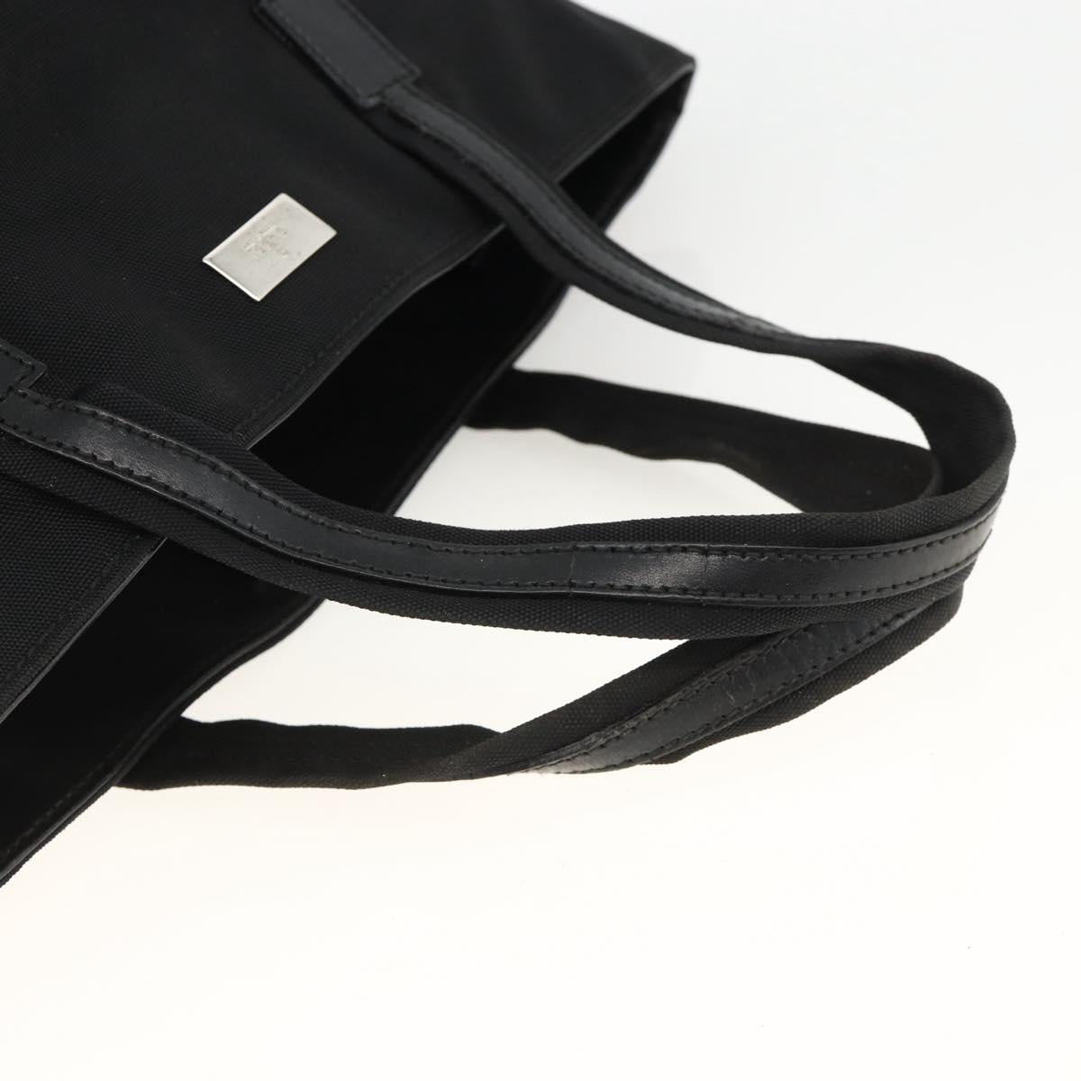 GUCCI Hand Bag Canvas Black Silver 002 1080 Auth BA11451