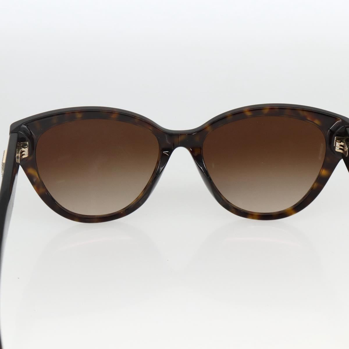 CHANEL Sunglasses plastic Brown CC Auth BA11463