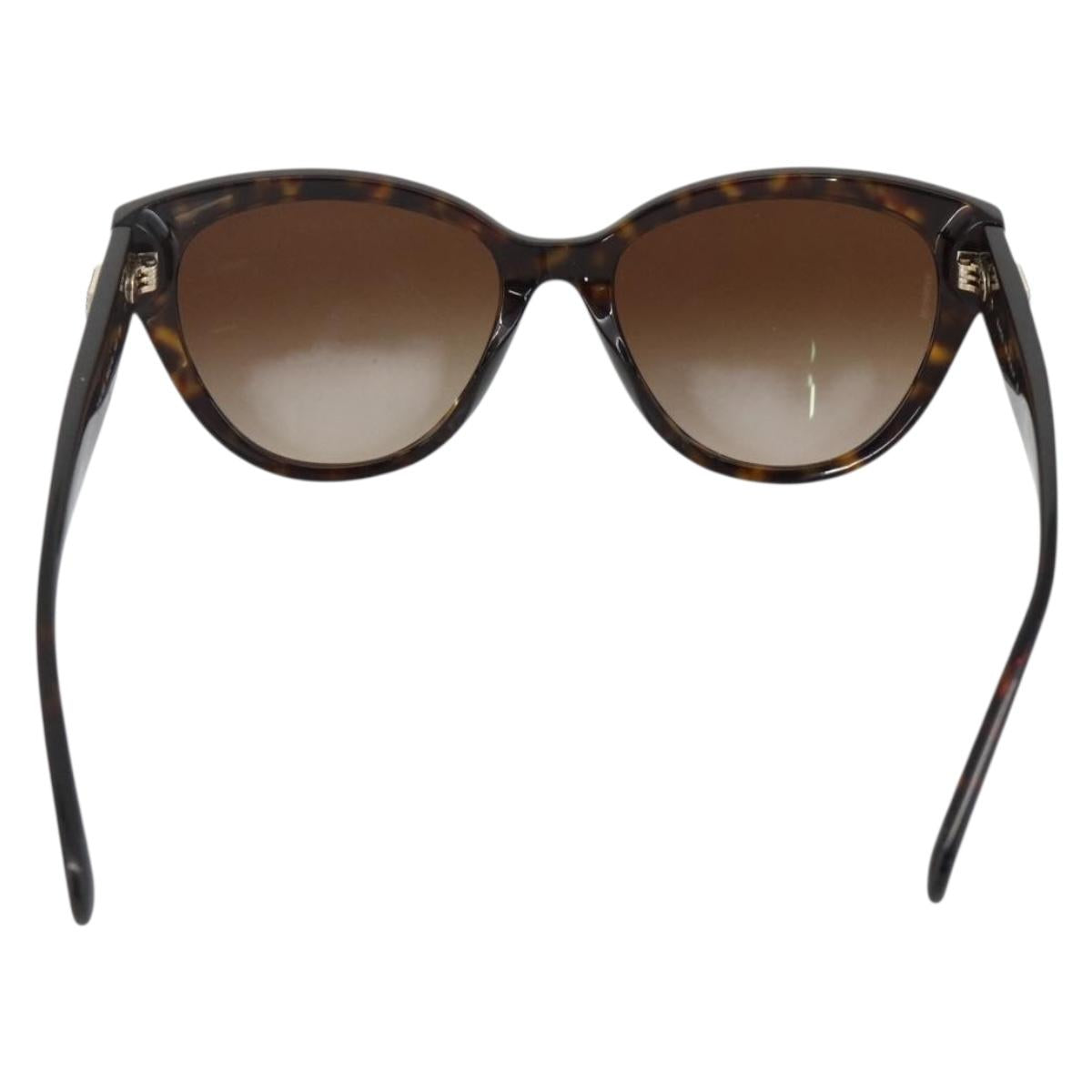 CHANEL Sunglasses plastic Brown CC Auth BA11463