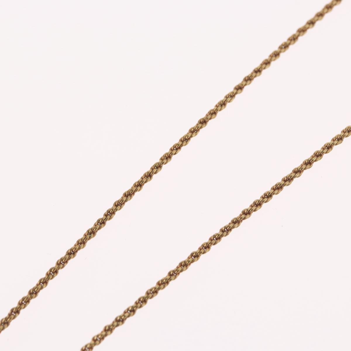 Christian Dior Necklace metal Gold Tone Auth BA11472
