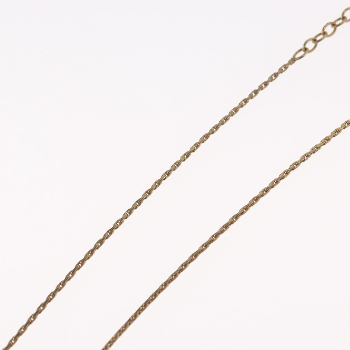 Christian Dior Necklace metal Gold Tone Auth BA11476