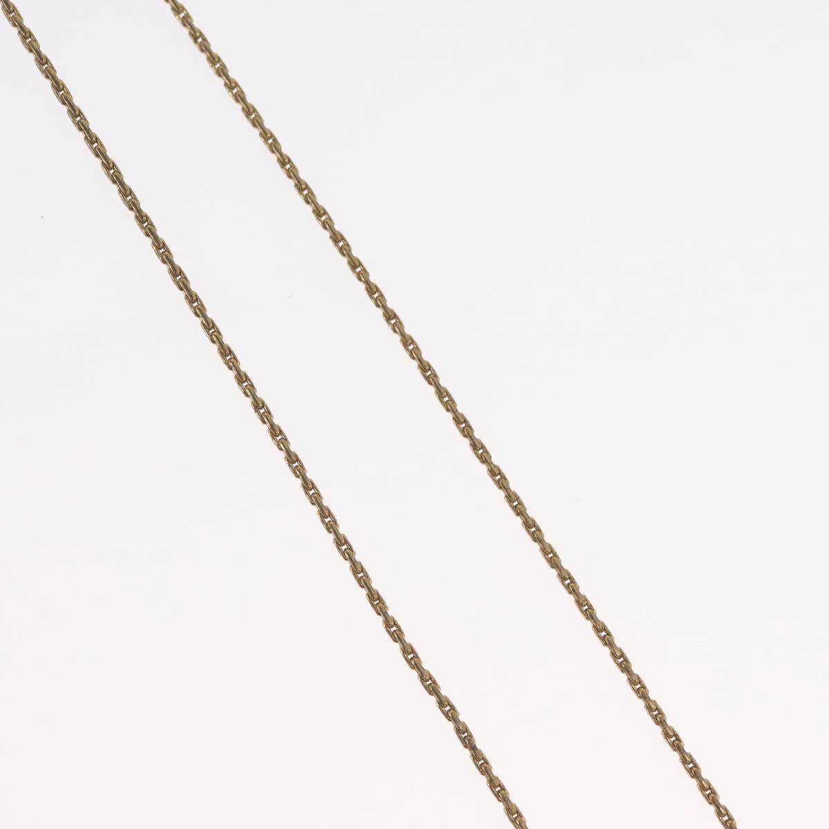 Christian Dior Necklace metal Gold Tone Auth BA11476