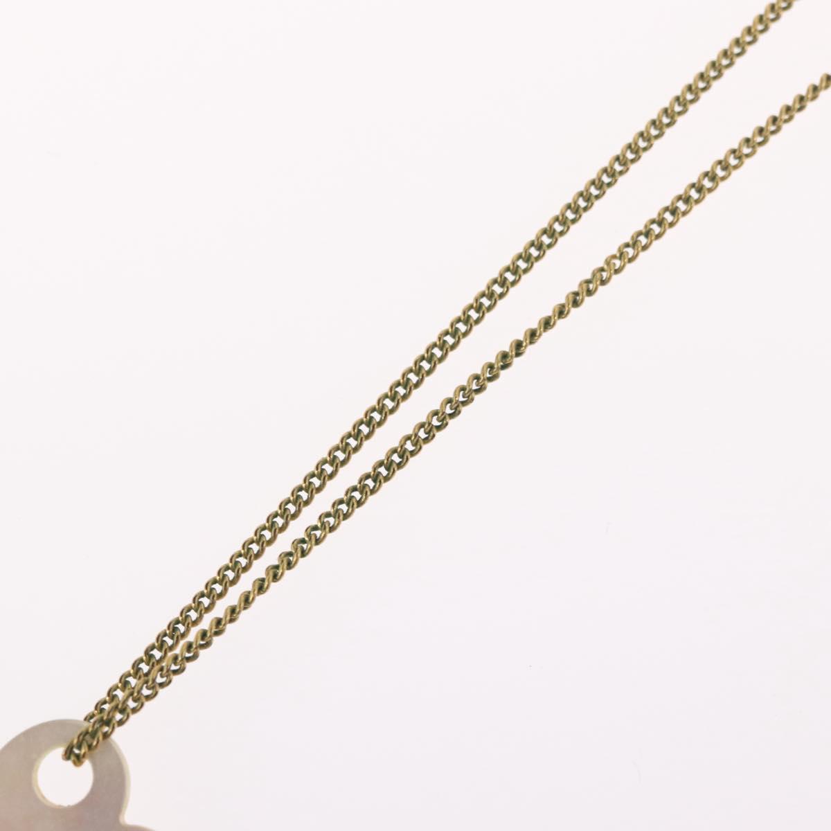 Christian Dior Necklace metal Gold Tone Auth BA11477